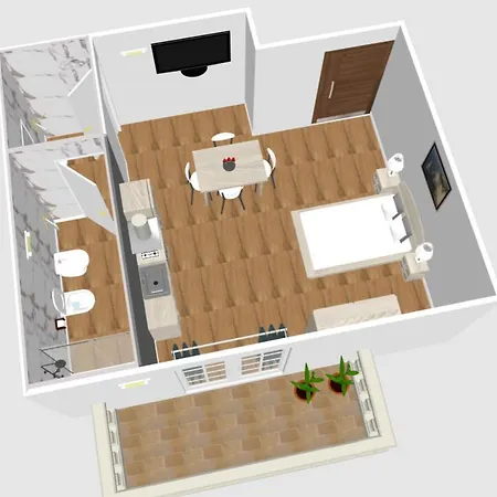 Apartman Hermoso Housing Tortona